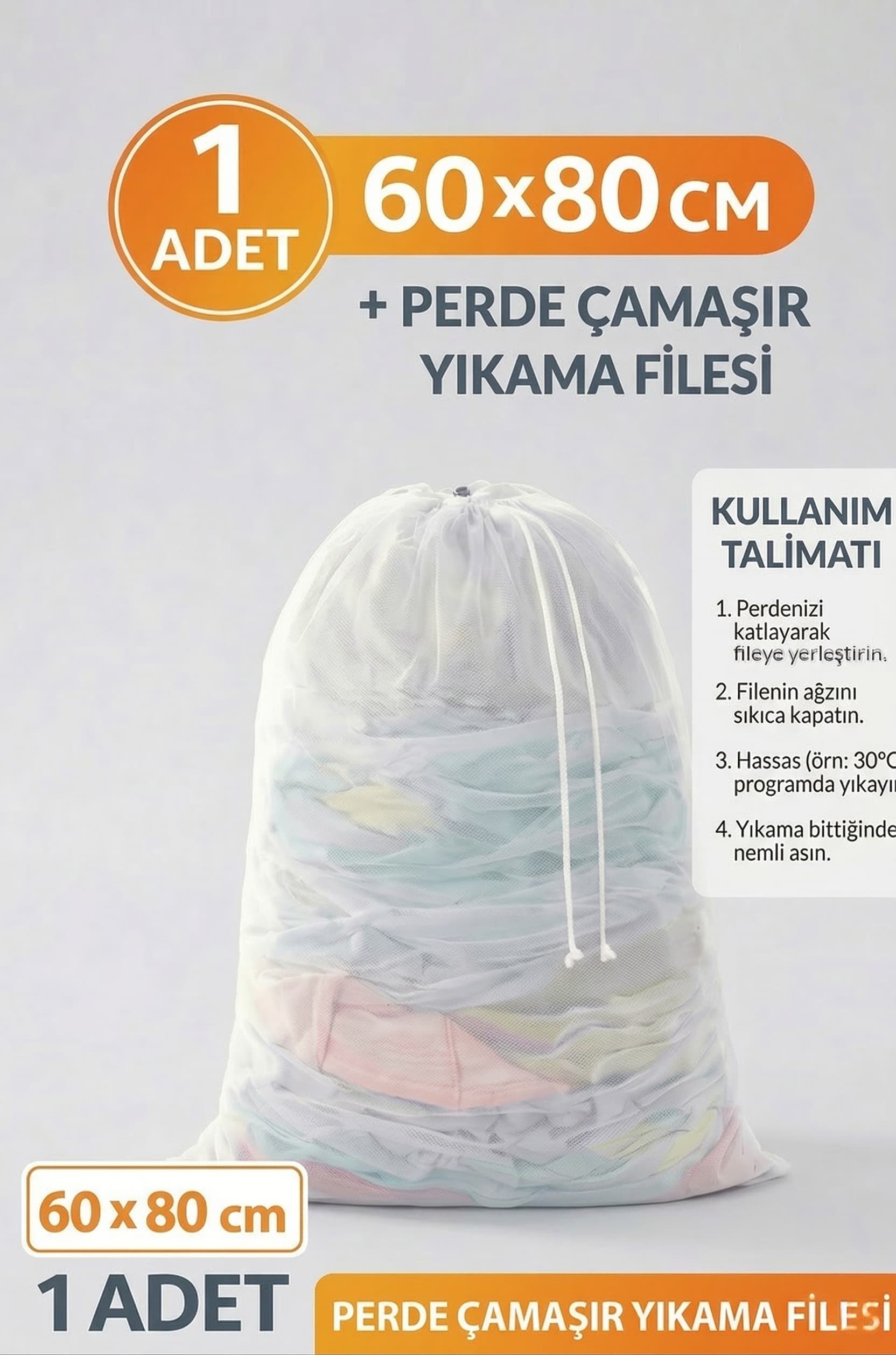 perde yıkama filesi